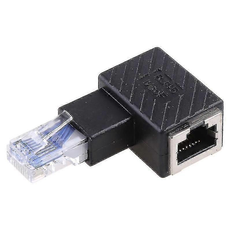Elbow Rj45 To Fe Cable 90 De Adapter Lan Extens