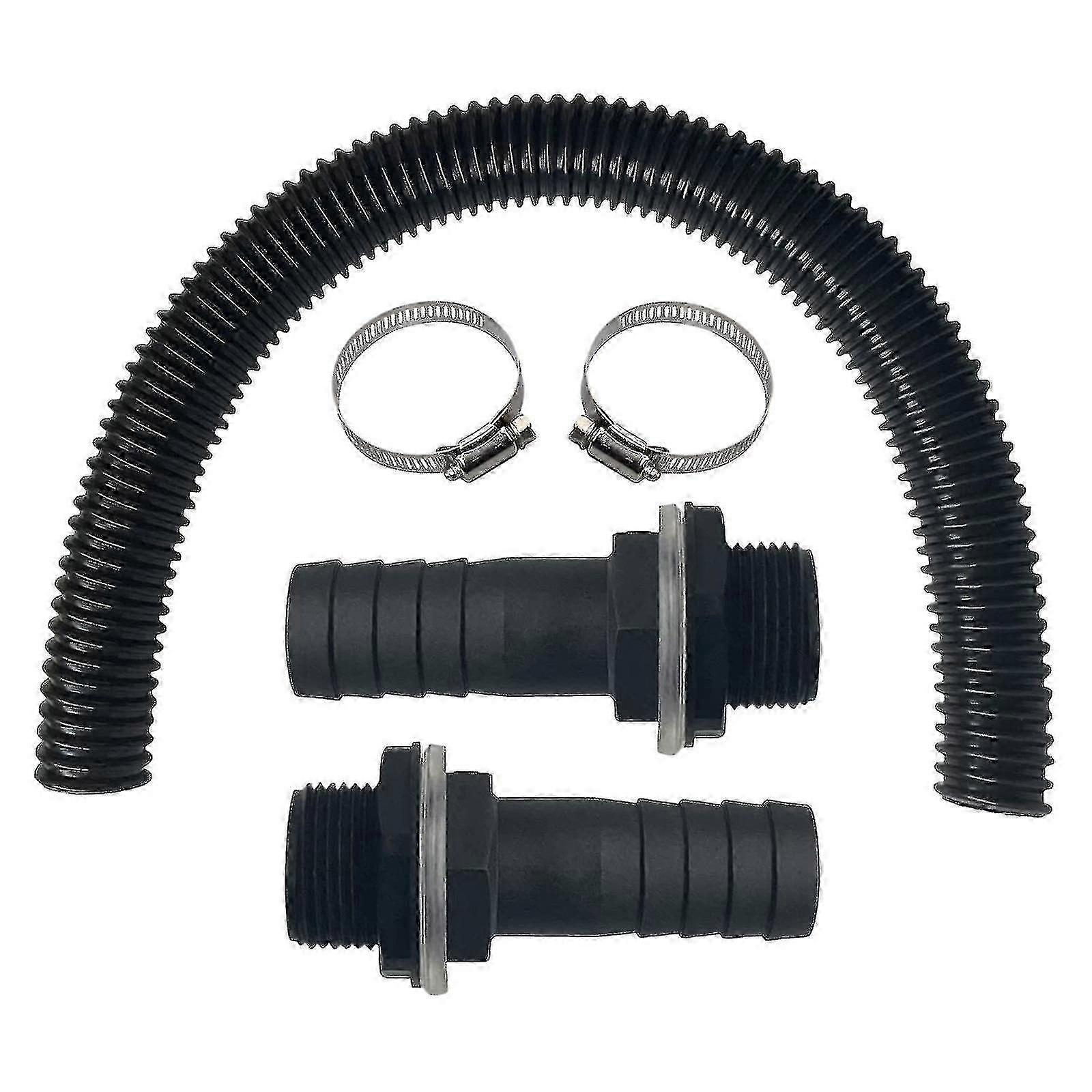 Rainwater Connection Kit For Water Connection With Hose Nozzle 100 Cm Connection Hose For Rain Barrels Rainwater Connection Kit