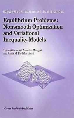 Equilibrium Problems: Nonsmooth Optimization and Variational Inequality Models