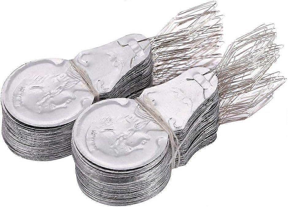 100x Silver Tone Wire Loop DIY Needle Threader Stitch Insertion Hand Machine Sewing Tool
