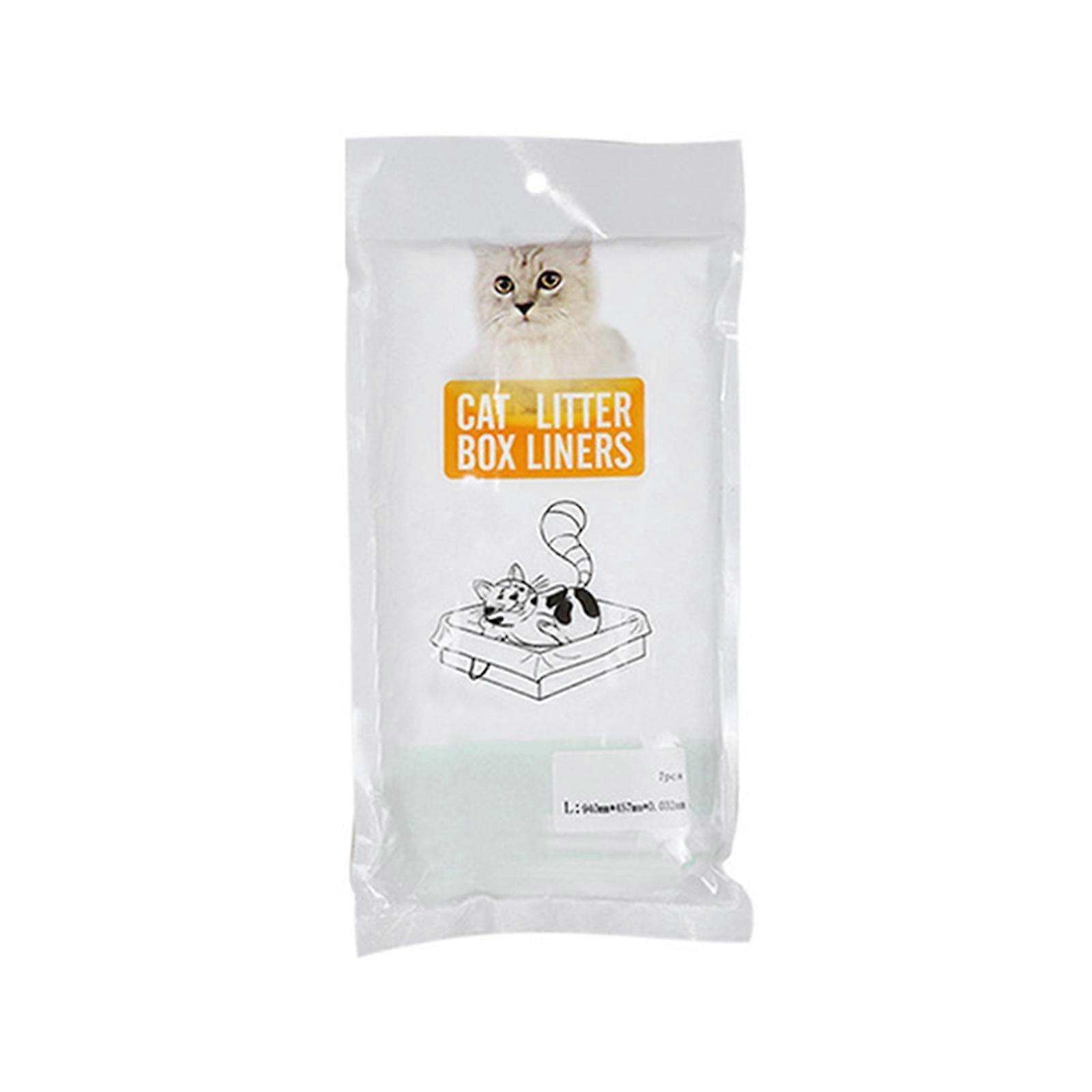 Large Cat Litter Box Liners NonStick Sifting Smooth Quick Cleaning Waste Bags with Drawstring Large Durable Poop Bag