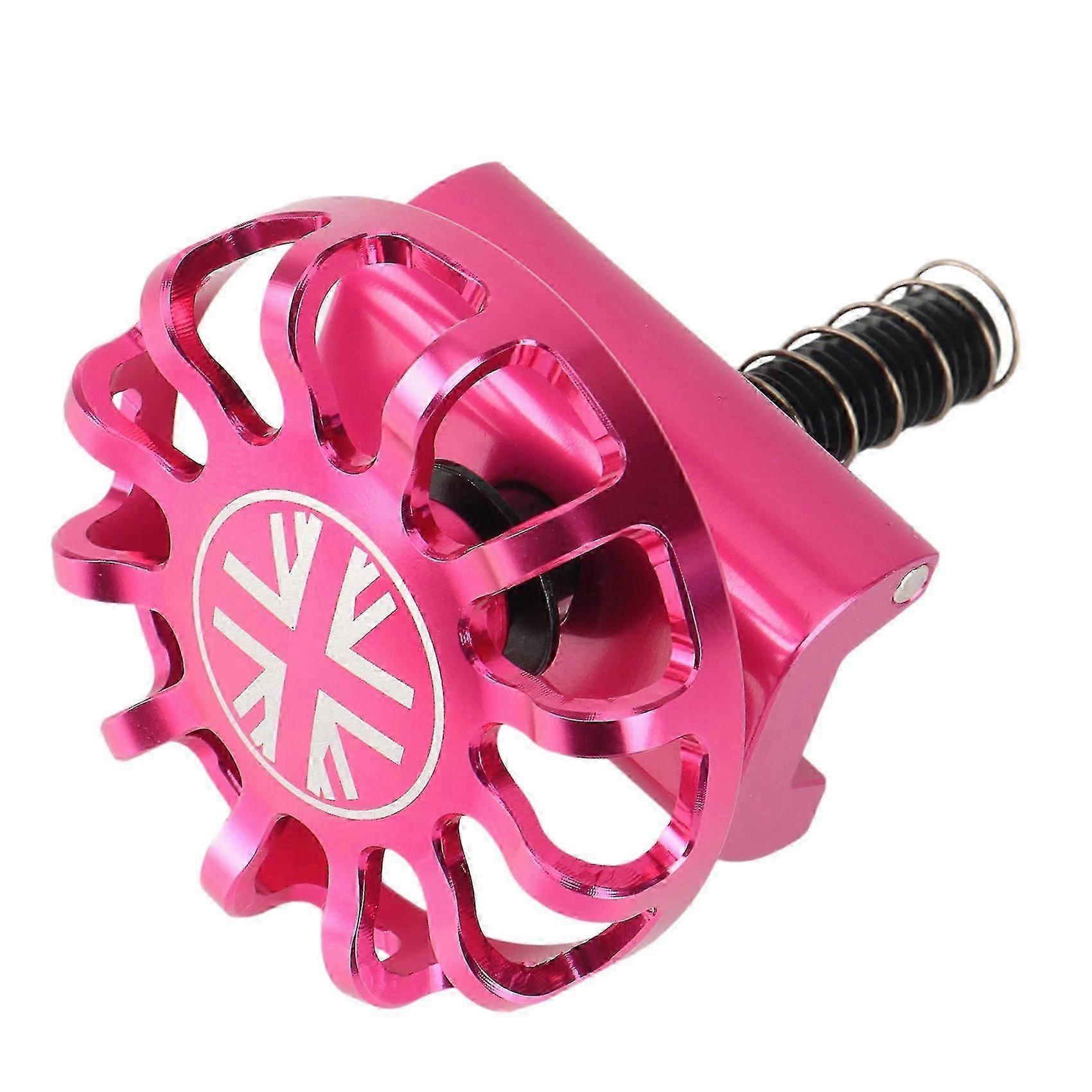 Folding Bike Hinge Clamp Aluminum Alloy C Buckle,rose Red