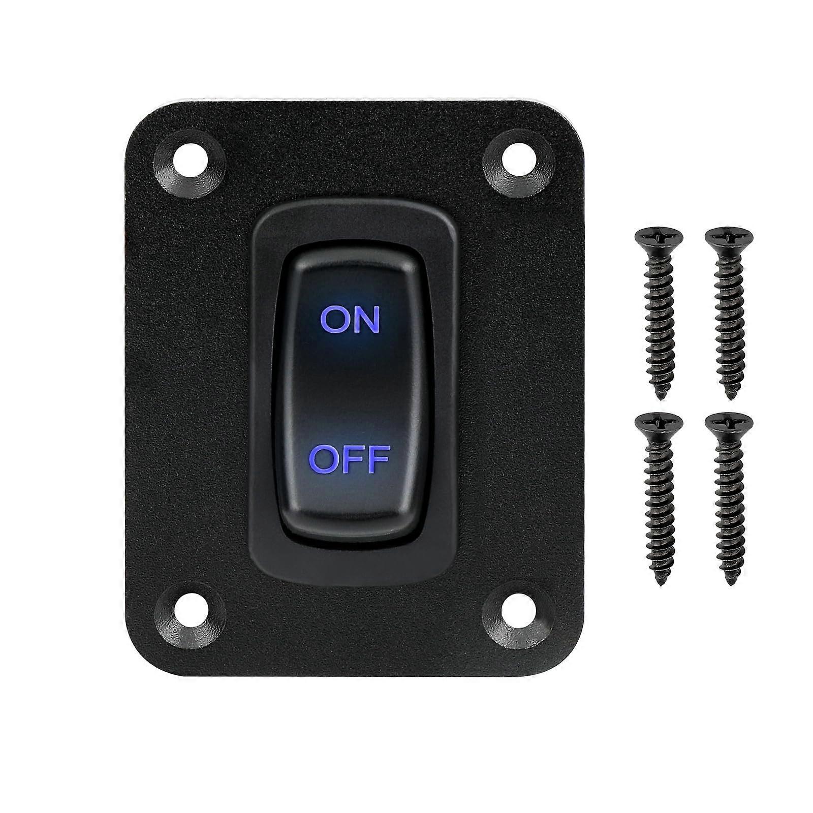 Rocker switch panel for marine boats and atvs