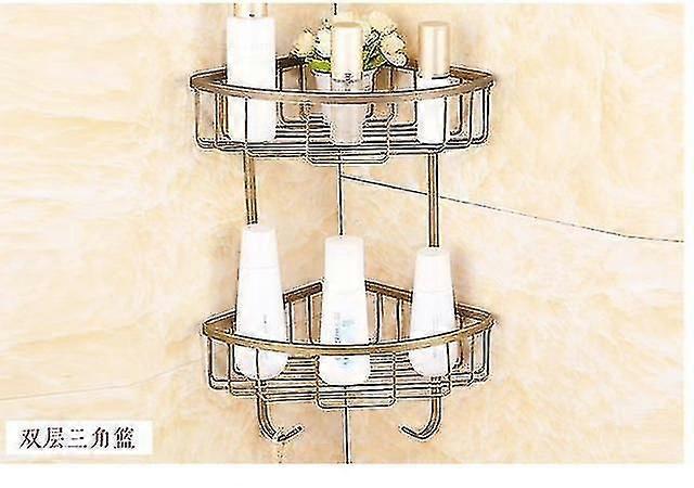 Bathroom set antique carved solid brass hardware