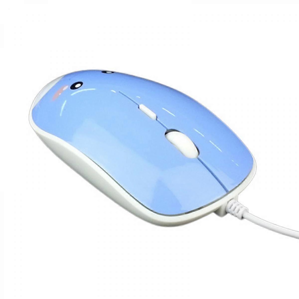 Mouse Wired Quiet Notebook Optical Gaming Wired Mouse for Laptop or Desktop, USB Computer Mouse Wired with Optical Sensor and Adjustable DPI - Comfort