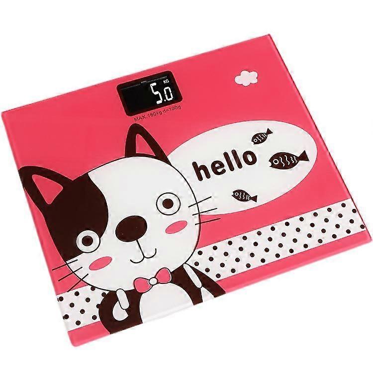Digital Weight Scale, High Measurement Accuracy up to 50g, Calorie Center, Heart Rate Detection, Large LCD DisplayNew watermelon red