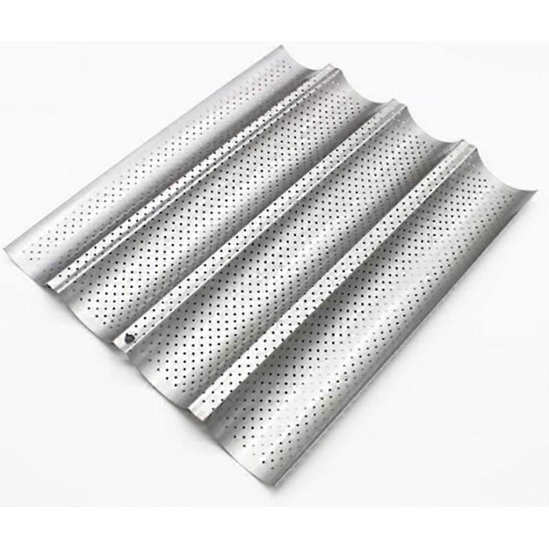 Baking tray mold for 4 baguettes