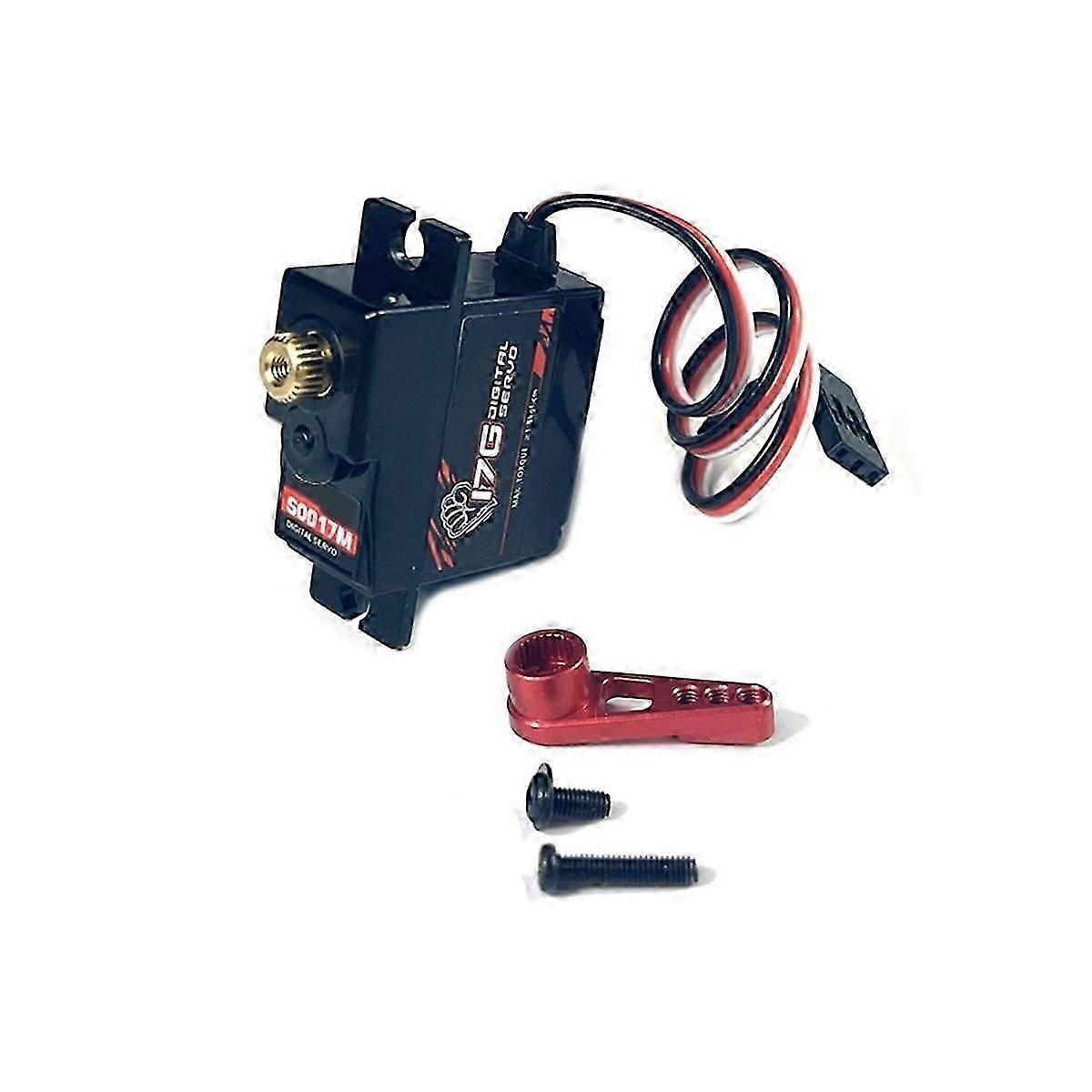 17G 3.5KG Metal Gear Digital Servo and Metal Servo Arm S0017M for C14 C24 MN D90 MN99S RC Car Upgra