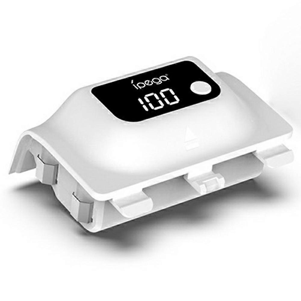 IPEGA PG-XBX016 για το πακέτο μπαταριών 1400mAh κονσόλας παιχνιδιών Xbox Series X/S με την οθόνη των οδηγήσεων-λευκό