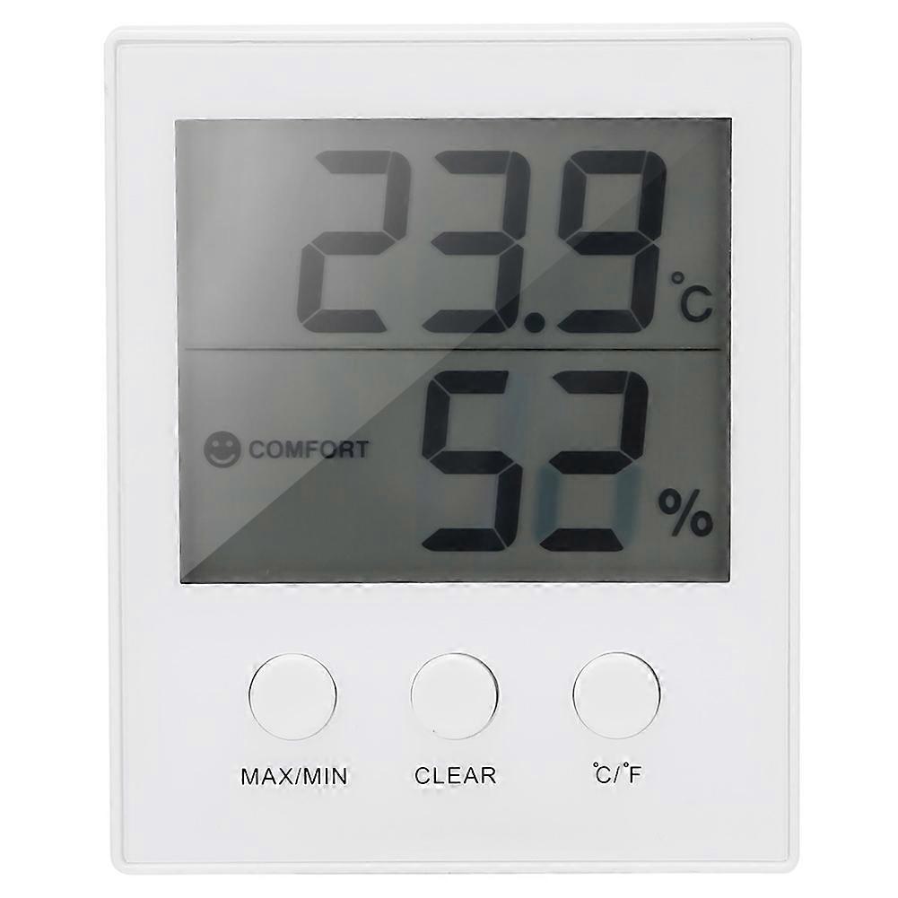 Electronic Digital Thermometer Hygrometer Indoor Temperature And Humidity Meter LCD Display Home Use