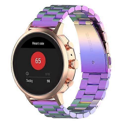 18mm Steel Wrist Strap Watch Band for Fossil Female Sport / Charter HR / Gen 4 Q Venture HR