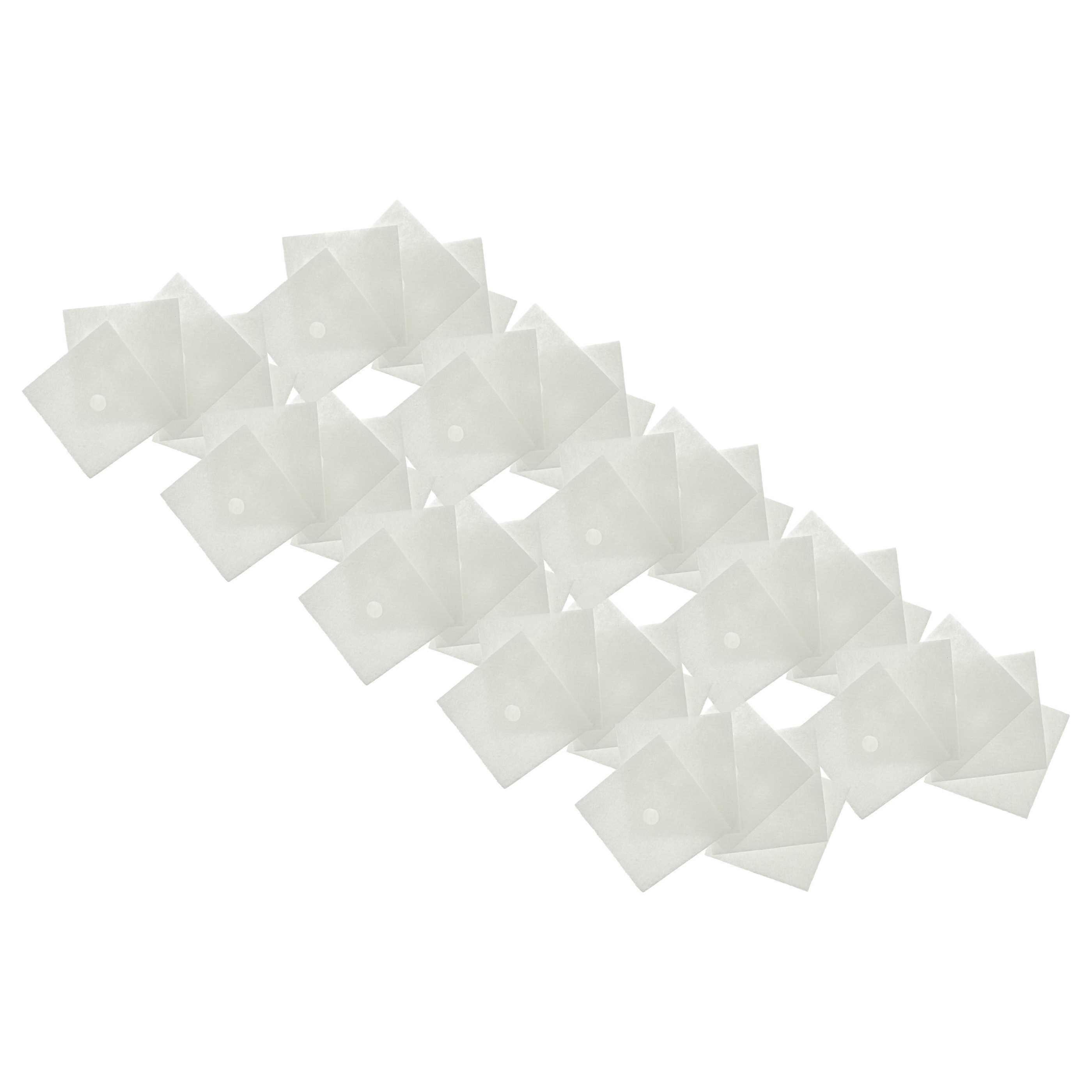 vhbw Filterset kompatibel mit Maico ER-APB60, ER-APB60 H, ER-APB100 VZ, ER-APB60 VZ Lüftungsgerät - Luftfilter G2 (50 Stück), Weiß