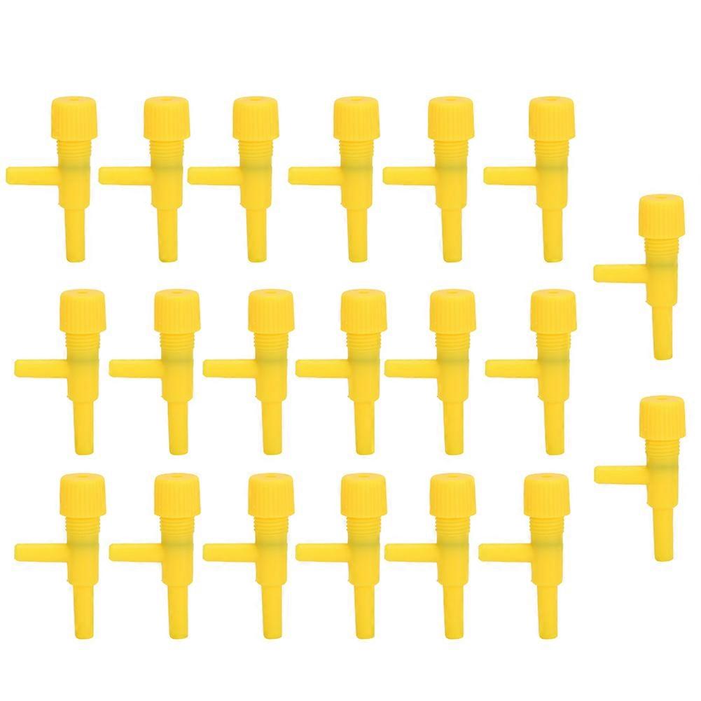 20PCS Aquarium Adjustable Air Flow Switch Valve Regulator for  Fish Tank Accessories