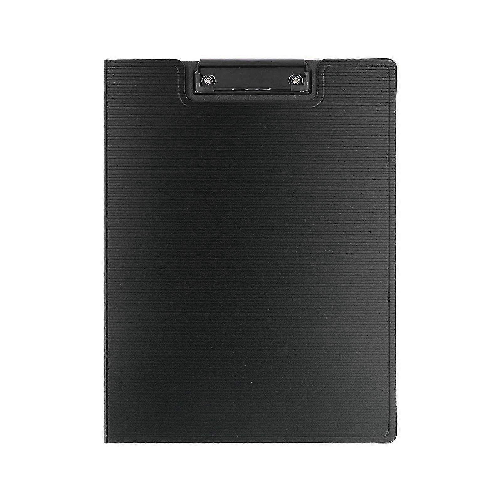 Clipboard Folder Delicate Hot Pressing Process Bending Resistance Thickened A4 Clip Board Folder Board Black