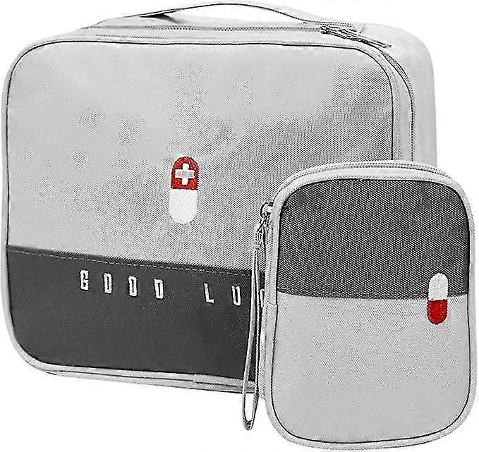 2 Pieces Empty First Aid Kit, First Aid Kit, Portable First Aid Kit