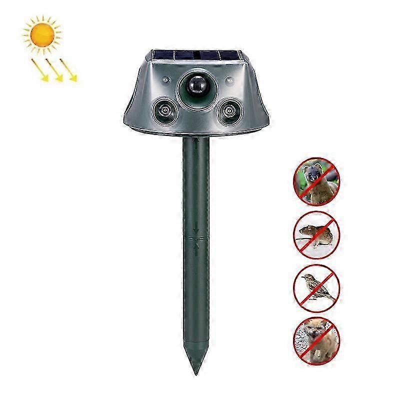New SK031 Four-Sided Solar Animal Repeller Bird Repeller Ultrasonic Rat Repeller Edition Ab