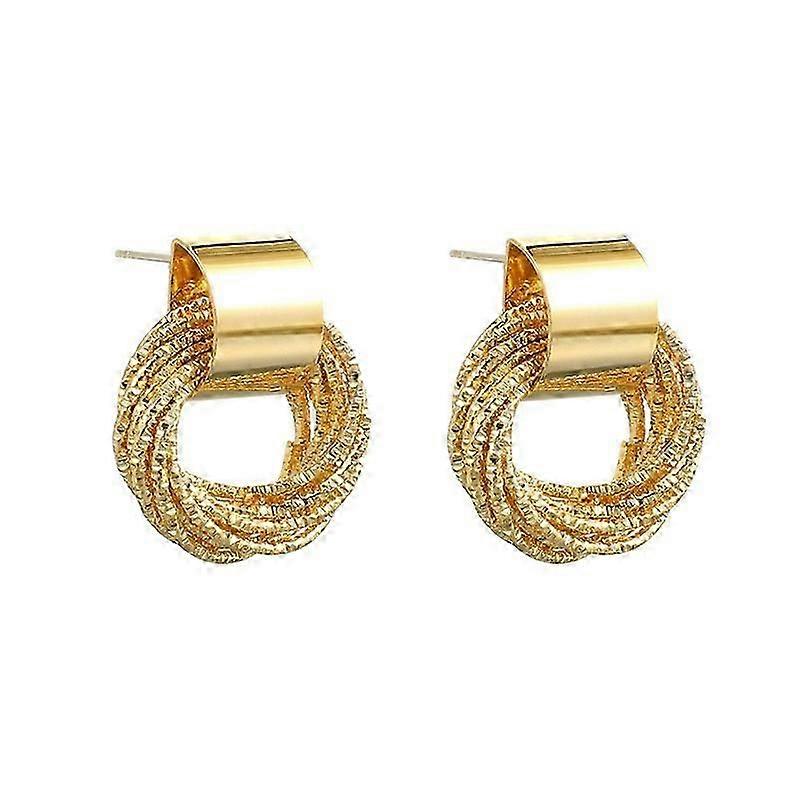 Dww-925 aiguilles dargent boucles doreilles gomtriques influenceur nouveaux cercles oreille,accessoires de vtements