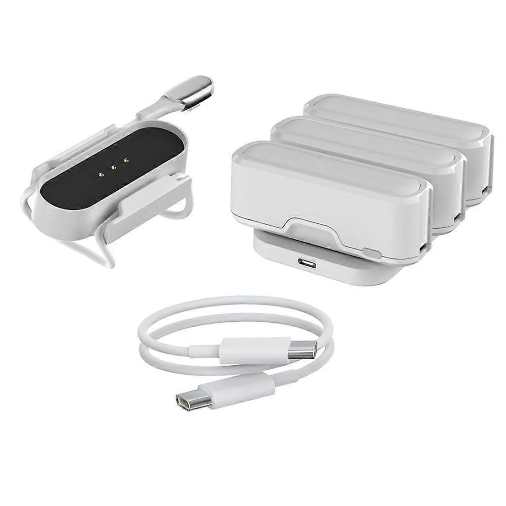 Battery Pack Upgraded Combo-Magnetic-Docking Station for Pico 4/3/Quest2/Pro