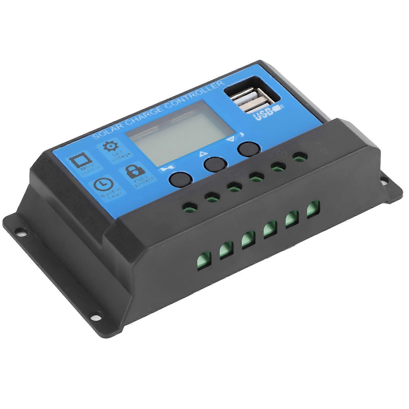 30A LCD Solar Charge Controller RBL-30A 12V/24V 13.3x7x2.5cm