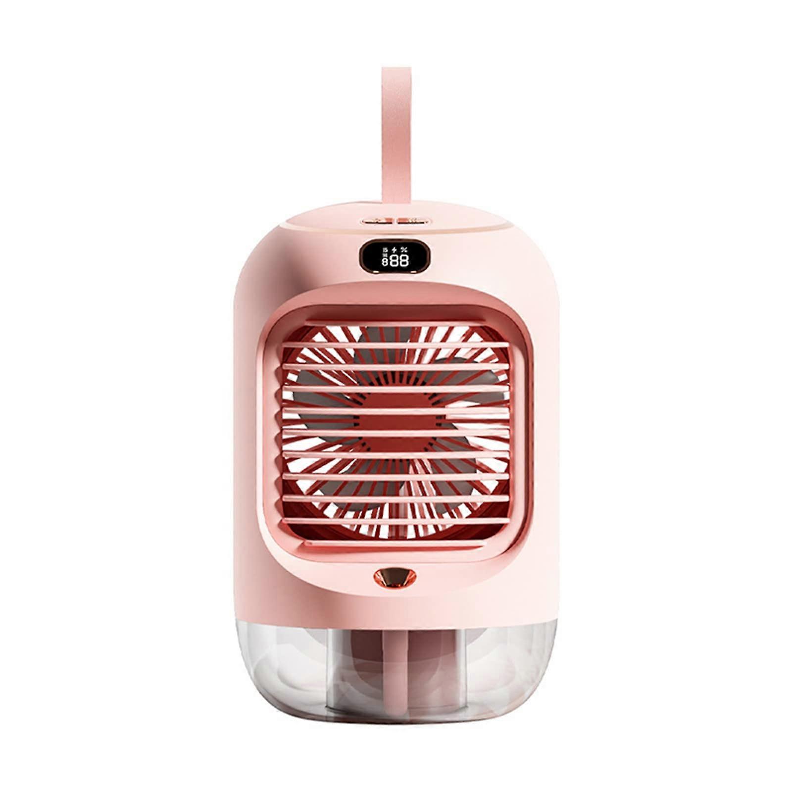 Outdoor Indoor USB Charging 3 Speeds Rechargeable Fan Handheld Student Desktop Fan Plus Wet Cooling Fan