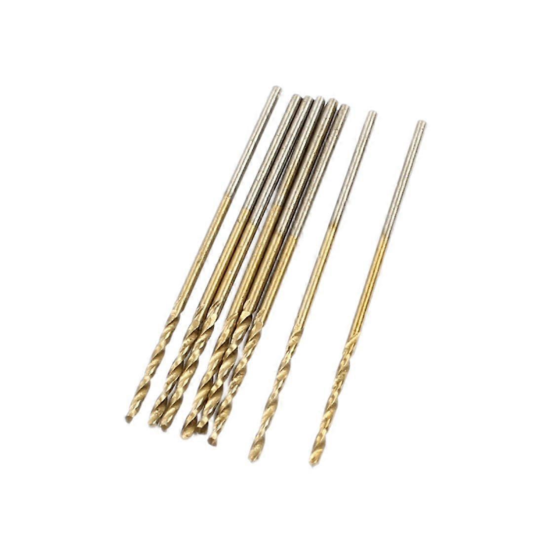 Drill bits 10 Pcs 1mm Bit Diameter Metal Straight Drill Hole Twist Drill Bits