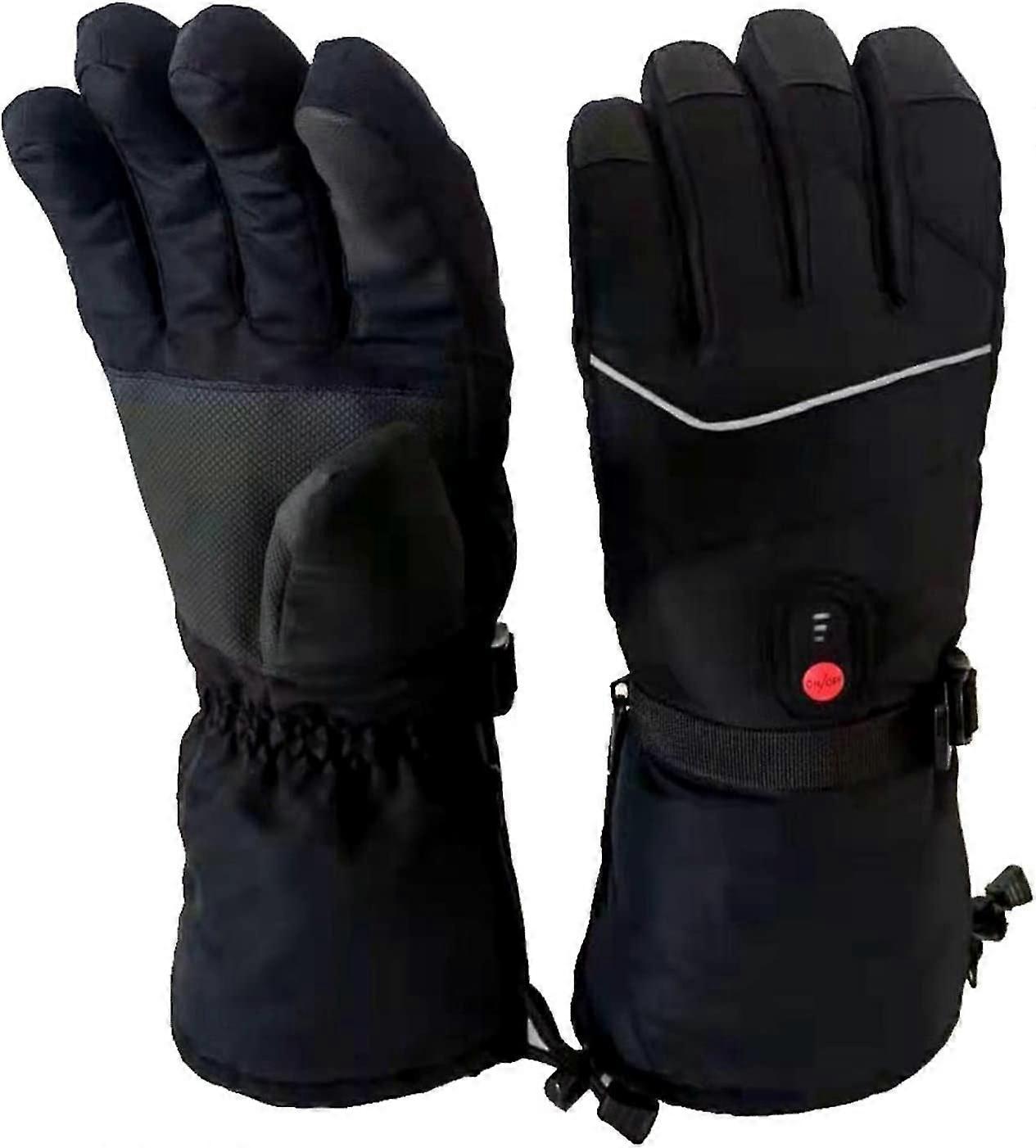 Electric Heated Gloves For Men Women, Winter Gloves Electric Heating Gloves Insulated Gloves Battery Powered Touchscreen Windproof Gloves