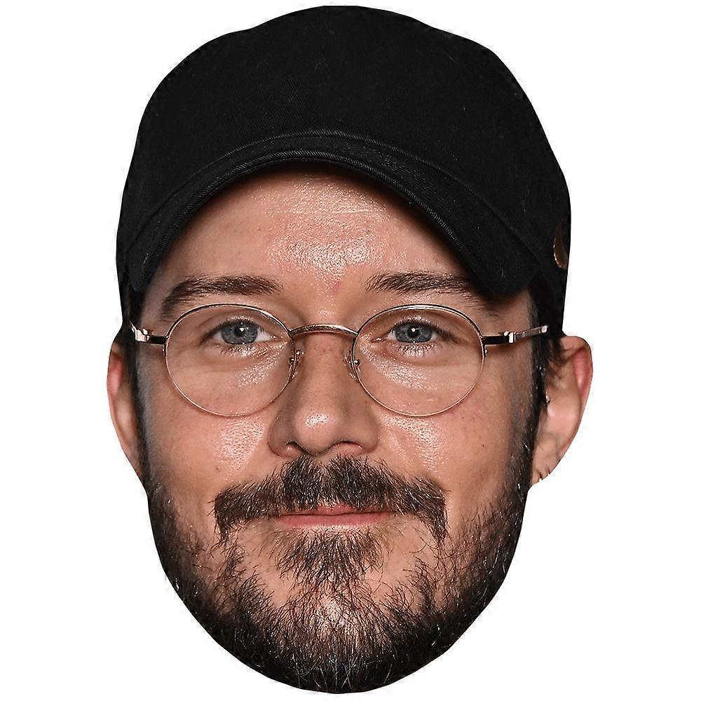 César Domboy (Cap) Celebrity Mask, Flat Card Face