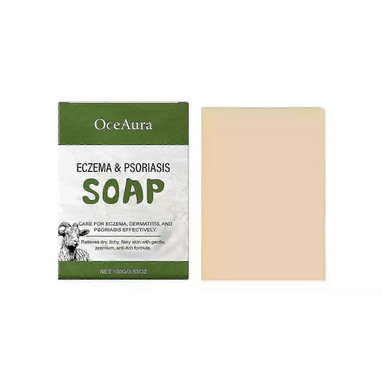 Goat Milk Soap Bar, Gentle Goat's Milk Soap Bar For Dry and Sensitive Skin, Natural Handmade Soap For Face & Body