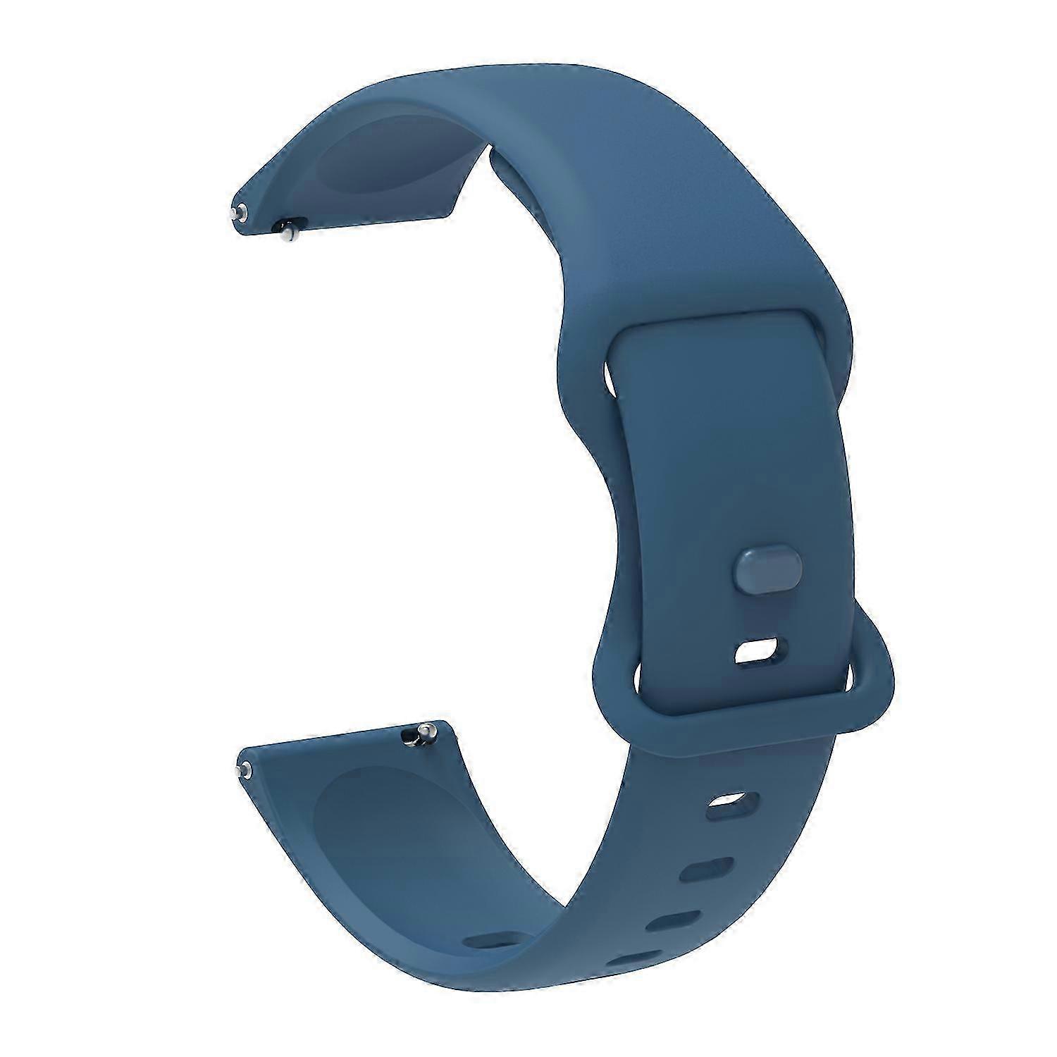 20mm universal silicone watchband strap replacementNavy Blue  p
