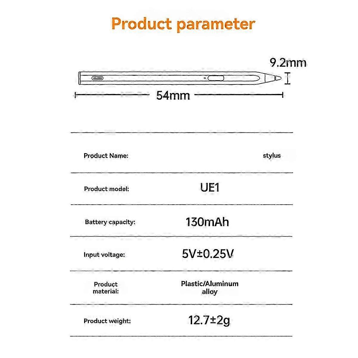 Stylet 4096 compatible avec le stylet Remarkable Paper Pro avec gomme