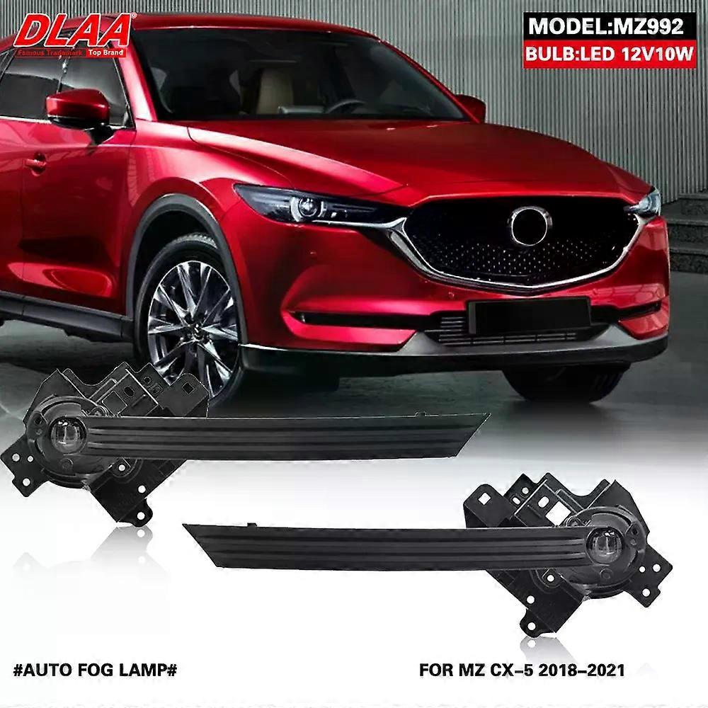 High qualityDLAA For CX-5 2018 2019 2020 2021 Front Fog Lights Car Styling Spot Light Fog Lamps With Switch - 1 Pair