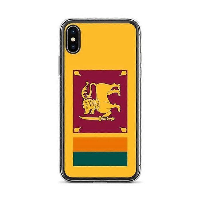 Coque - PIXELFORMA - iPhone X - Sri Lanka Flag - Soft Silicone - Full Protection