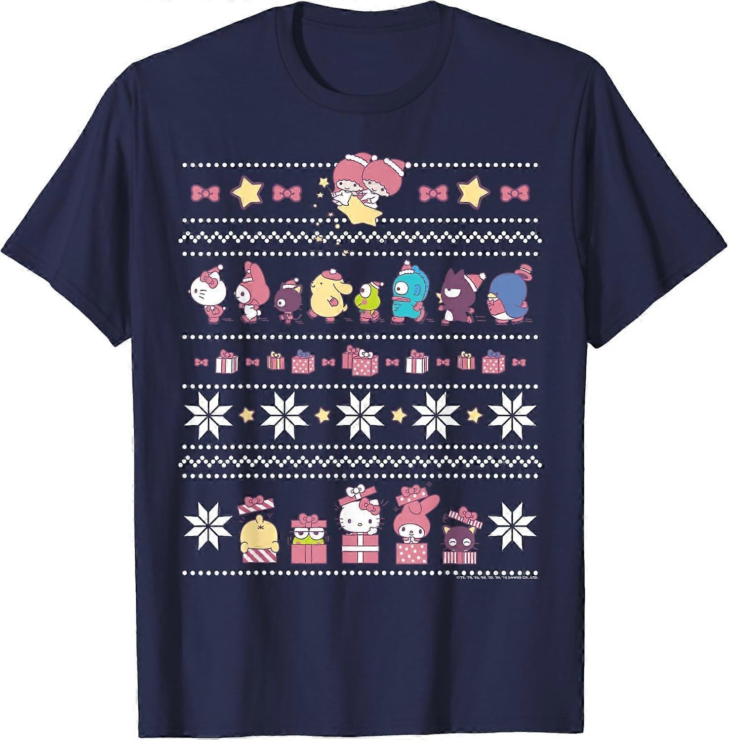 Sanrio Hello Kitty Cute Christmas Pattern New style T-shirt