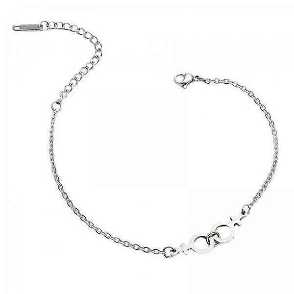 6xBracelets Bracelet Decor Fashion Double Charm Bracelet for Teens Girlfriend