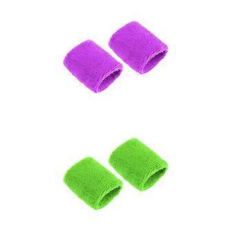 2 Pairs Sports , Stretchy Sweatbands for Men Women, Fitness, Basketball, Golf