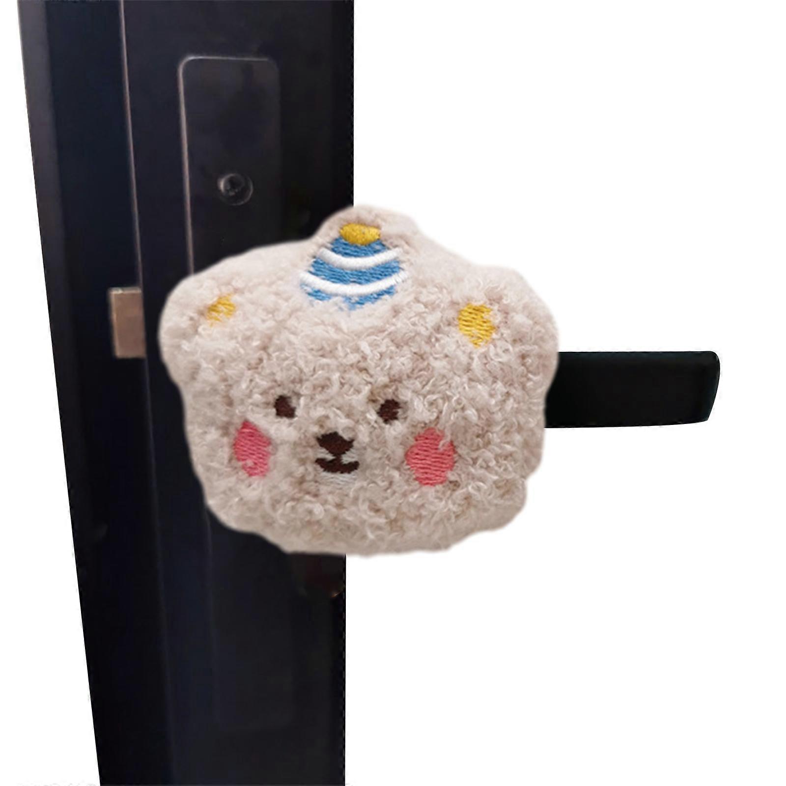Bear Door Buffer Door Stopper for Child Bedroom Soft & Soundless Door Bumpers to Prevent Accidents & Reduce Noise