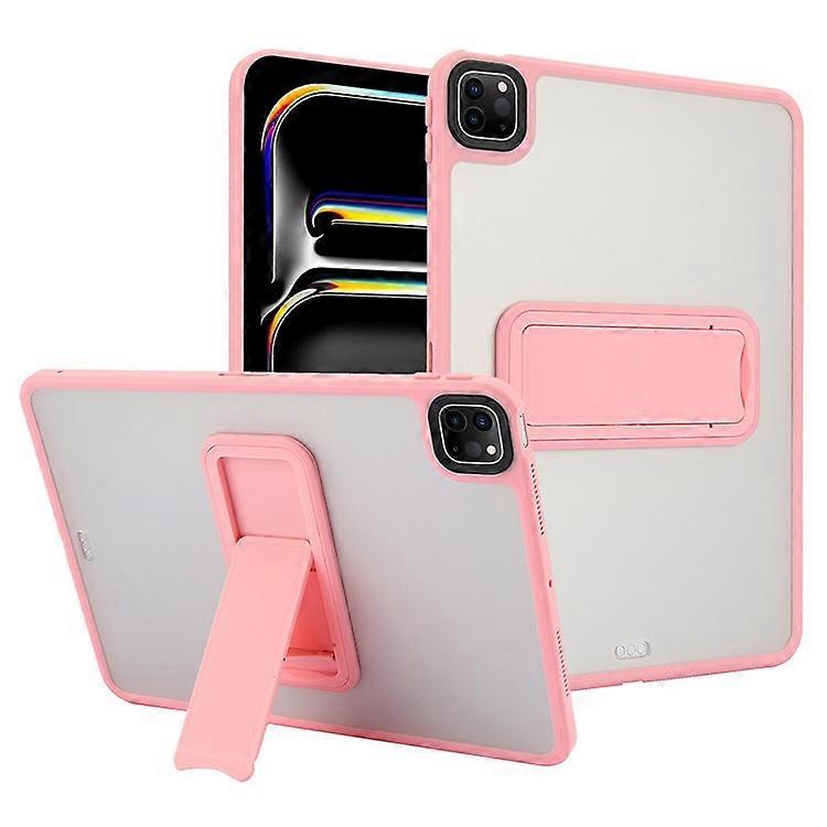 Compatible For iPad Pro 12.9 (2022) / (2021) / (2020) / (2018) Case with Kickstand TPU + PC Skin-Touch Tablet Cover