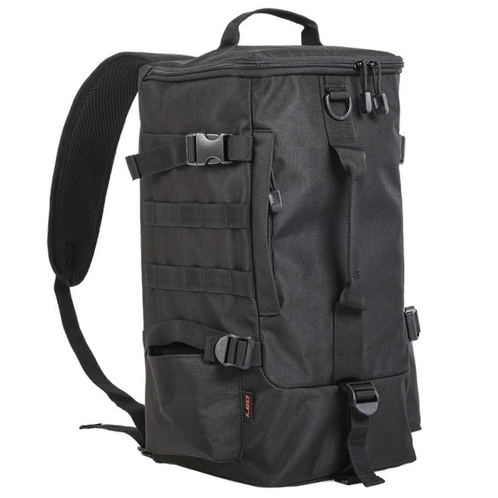 Fishing Tackle Rucksack with Multi-Compartment Design, Adjustable Straps for Camping and Hiking, Durable Material