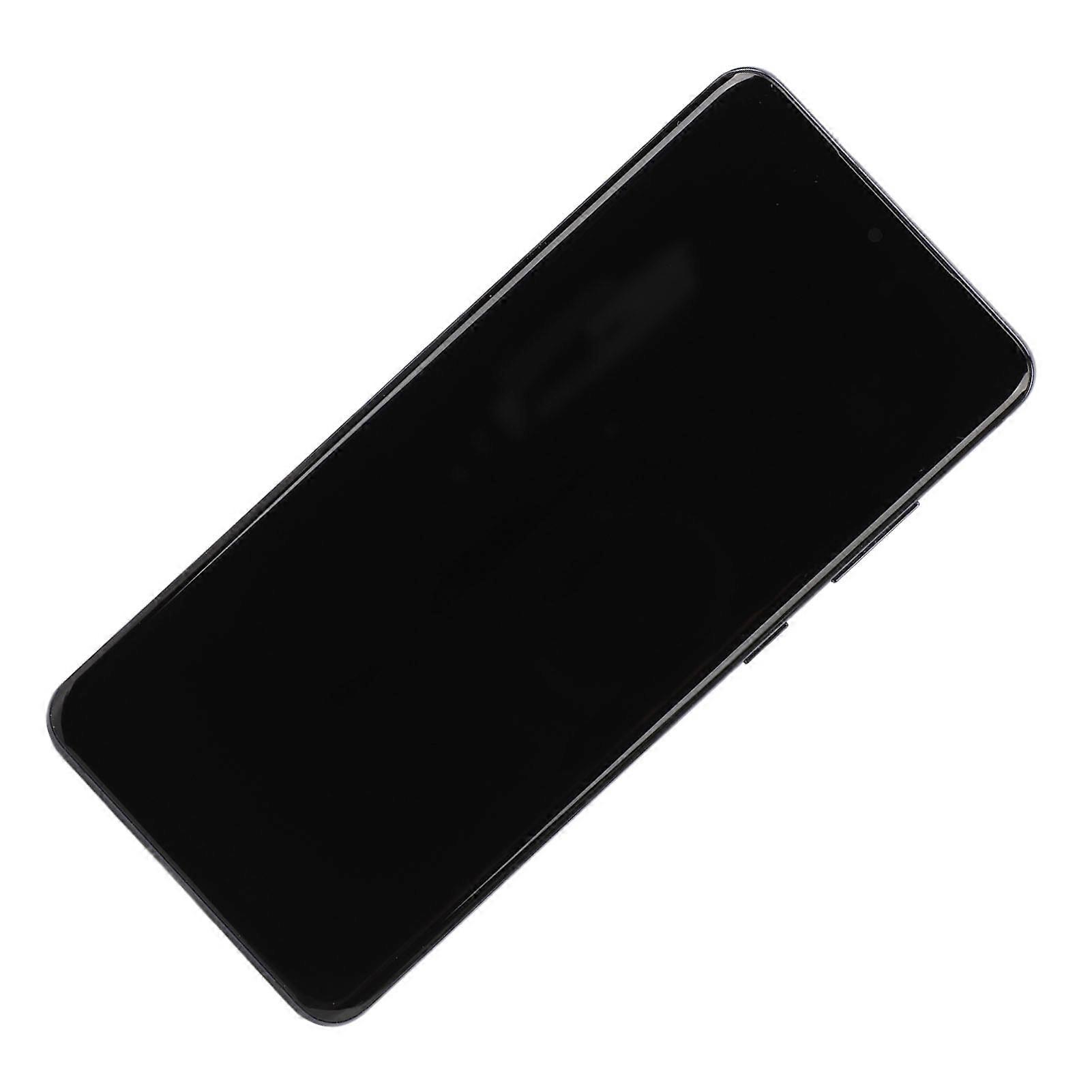 Phone Screen Replacement with Frame Support Fingerprint Curved Screen 6.9 Inch Phone Display DigitizerAssembly for Galaxy S20 Ultra G988 