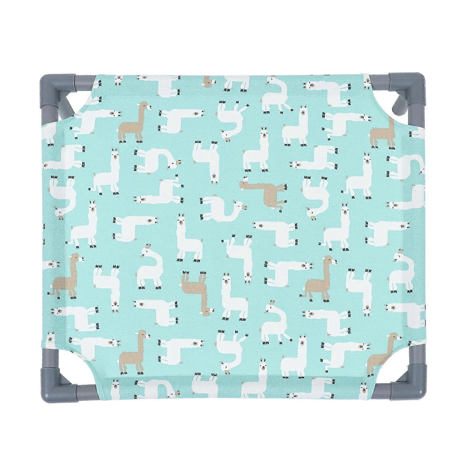 Cat Camp-Bed Polyester Cat Sleeping Bed Plastic Legs Guinea Pig Bed Pet Supply