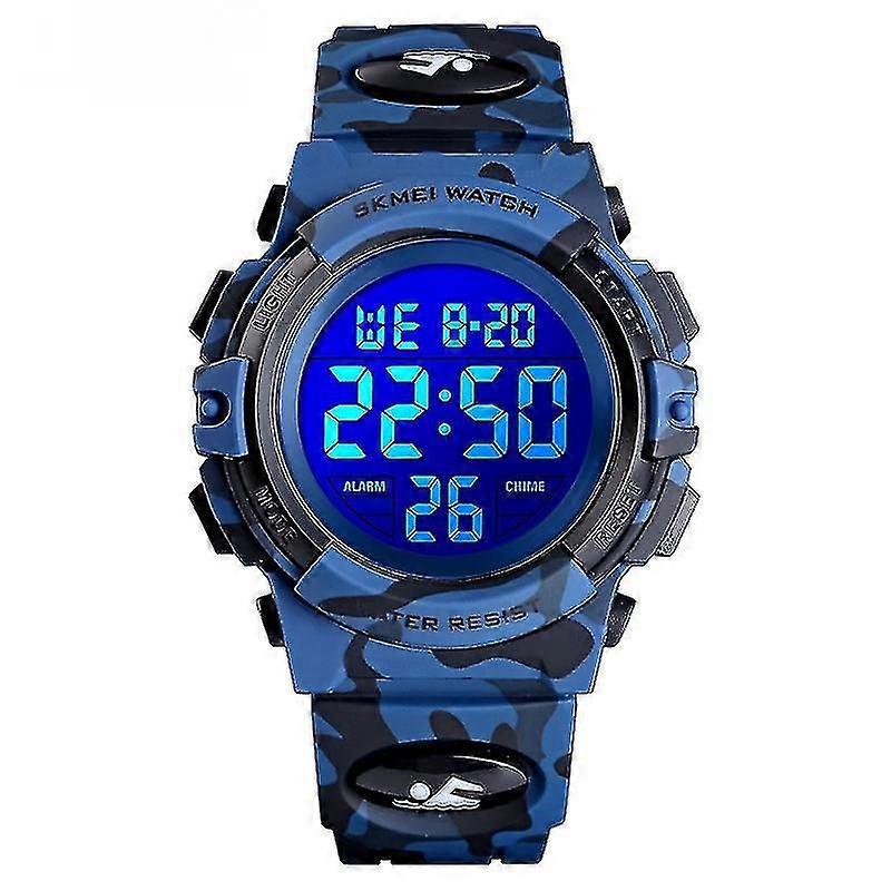 Digitaalinen liike Urheilu Lapset Kellot Pojat Tytöt Kello Muoti Led Light Electronic Lasten Rannekello