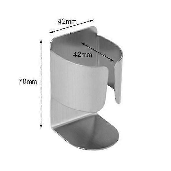 2 Stainless Steel Electric Toothbrush Holders