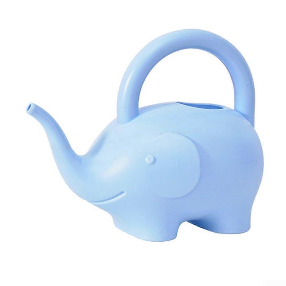 Cute 1 Litre Elephant Watering Can for Kids - Blue Animal Garden Tool to Encourage Nature Exploration
