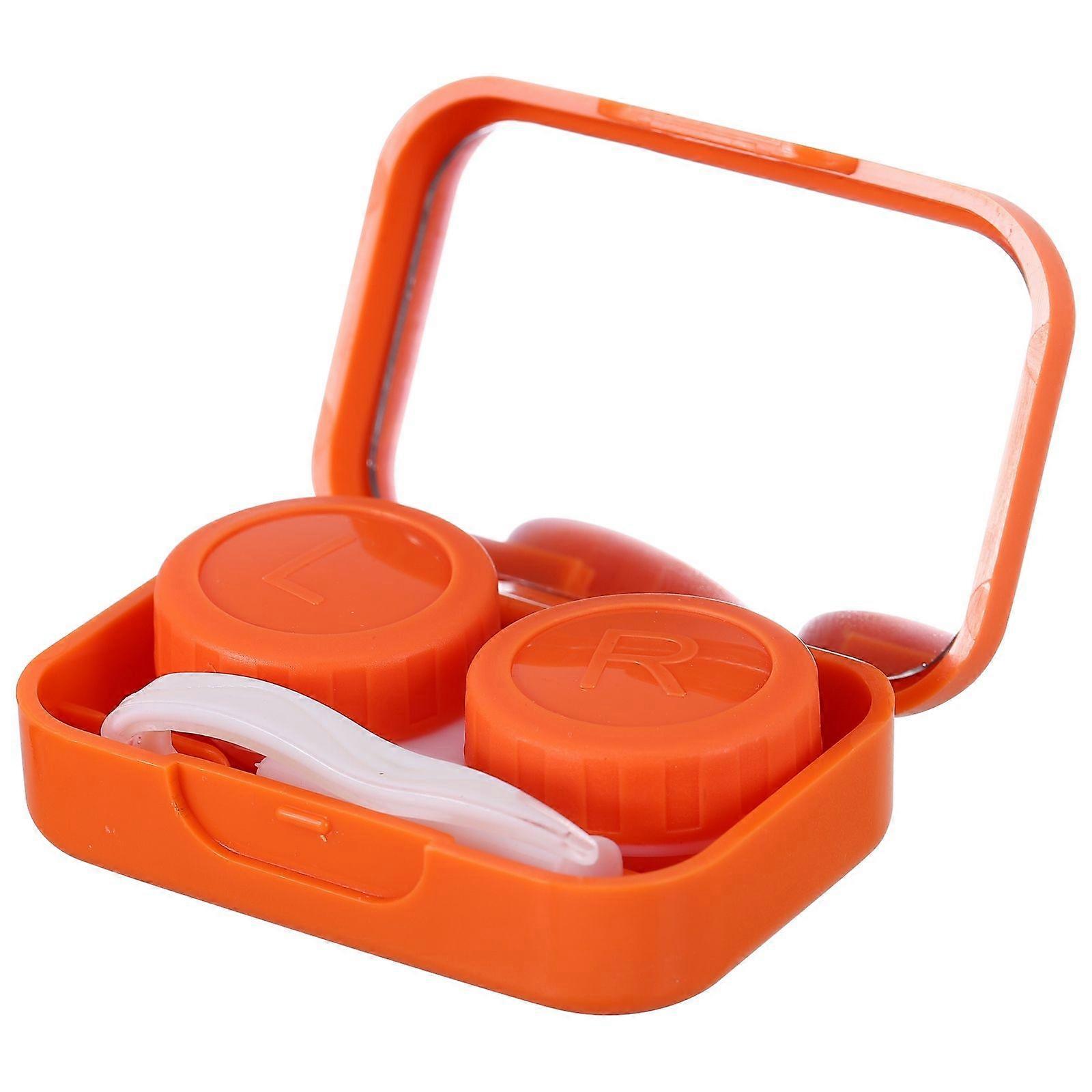 Portable Travel Eyeglasses Cases Lenses Boxes Users 6.5X4.5X2CM Care 1Set