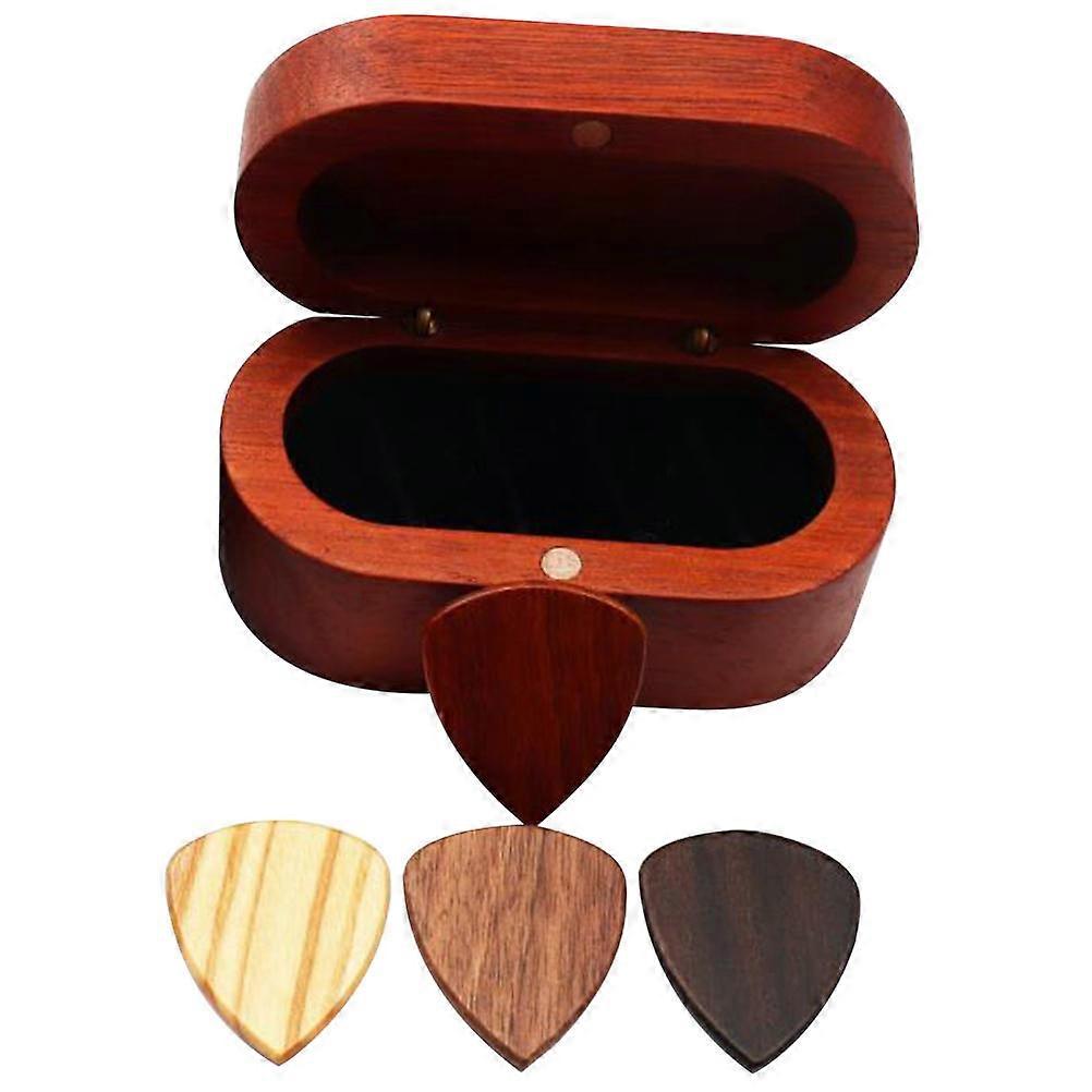 Guitar Pick Holder Case with Picks Durable Storage Box for Organizing Guitar Accessories, Bass Plectrums, and More