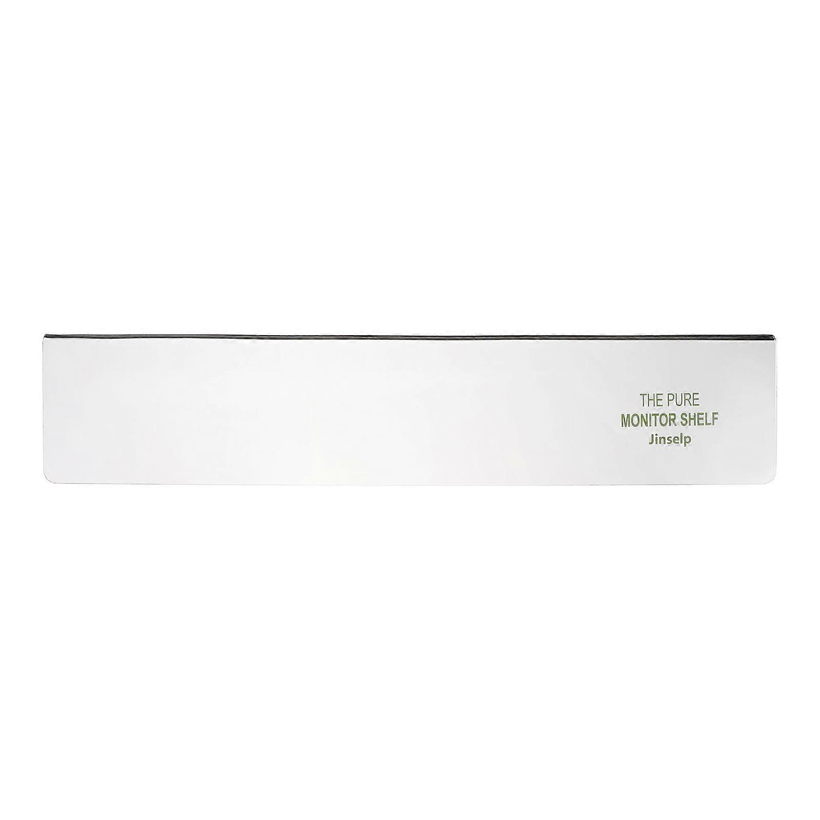 Sticky Transparent Monitor Storage Board Memo Pad Shelf for Desk Organization Holds Pens, Glasses & Small Items Easy Installation on Flat