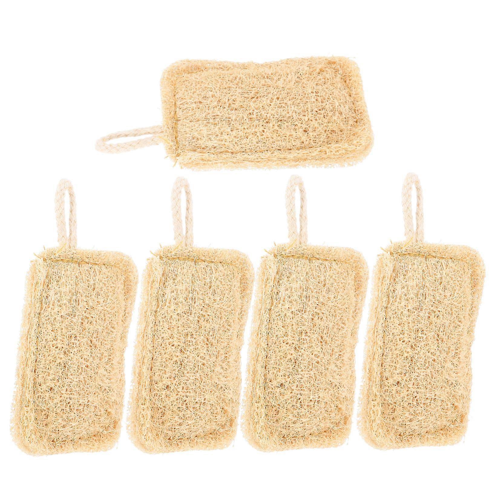 Luffa dish brush kitchen scrubber bath scrubber Loofah silk beige