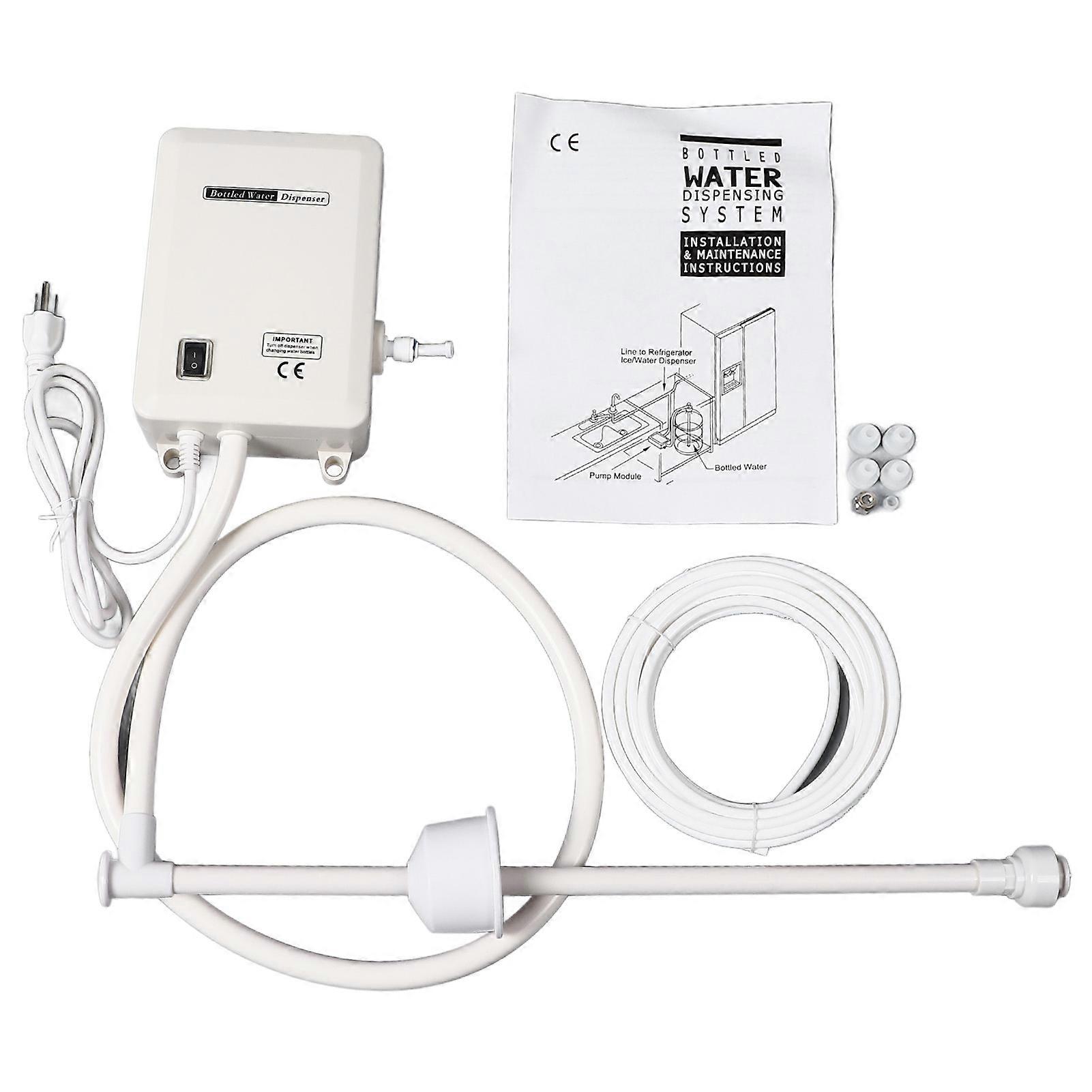 6m Bottled Water Pump Single Tube 3.8L/min 40psi Quiet Electric Water Pump for Coffee Machine and Beverage