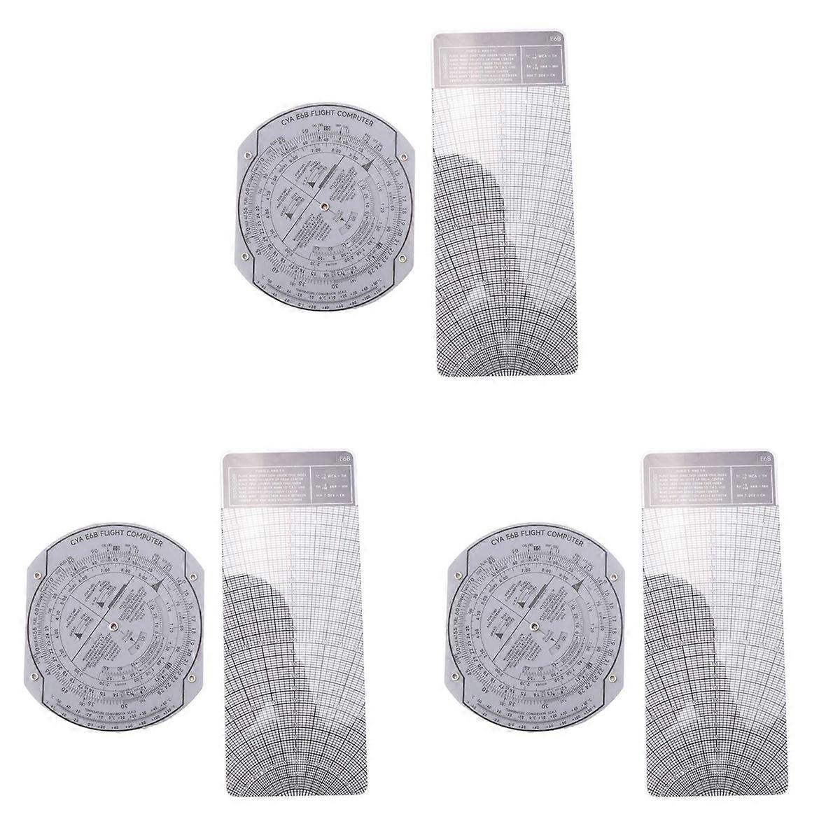 E6B Plastic Flight Computer, Patented Aviation Pilot Flight Computer