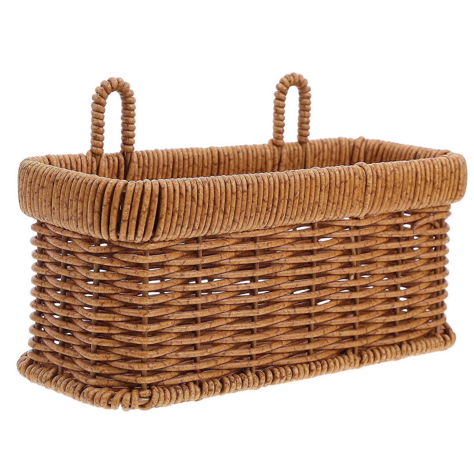 Ginger and Garlic Organizer PP Brown Hanging Fruit Baskets for Storage Use Keeps Fresh